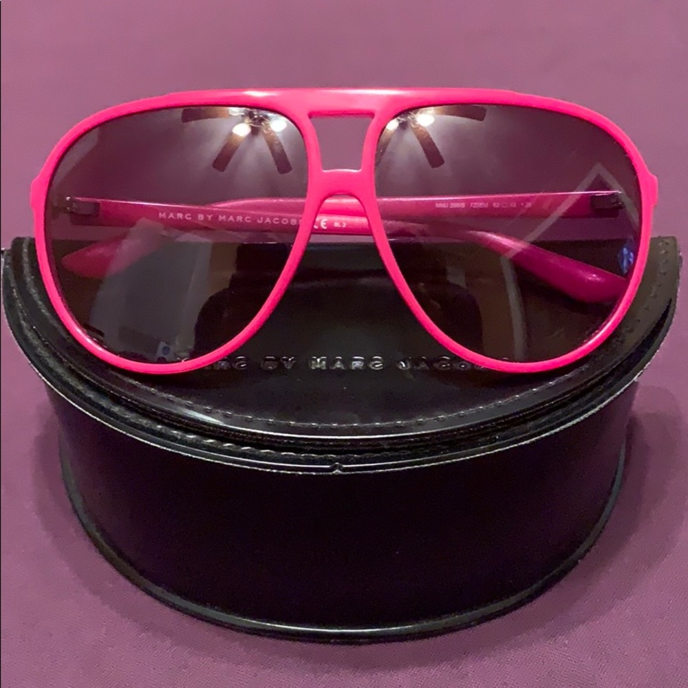 Marc by Marc Jacobs Oversized Aviator Sunglasses